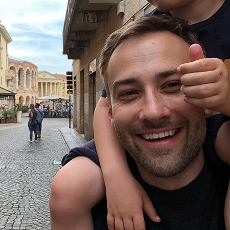 Дмитрий Шепелев отдыхает в Италии с пятилетним сыном Платоном