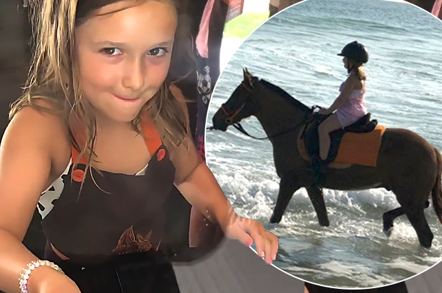 Дочь Виктории и Дэвида Бекхэм взяла уроки верховой езды на пляже Бали